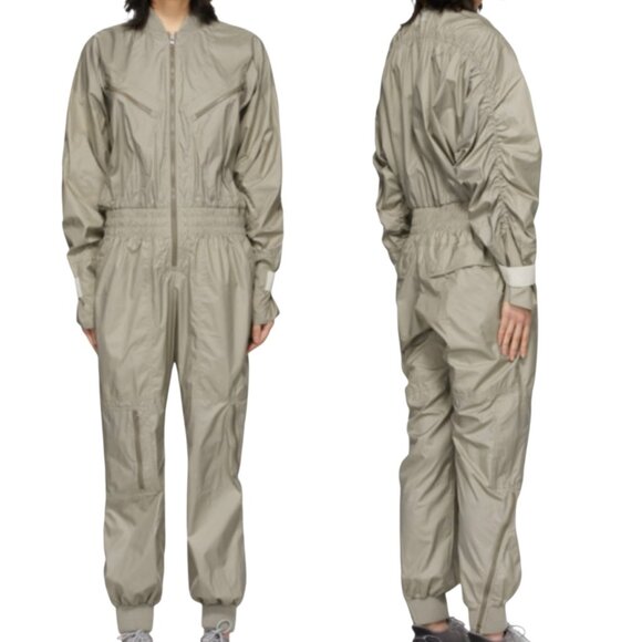 Adidas By Stella McCartney Woven All In One Jumpsuit S Tech Chrome Athletic - Picture 16 of 16